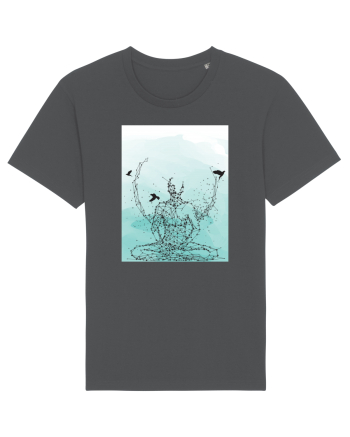 Yoga Lotus Abstract Anthracite
