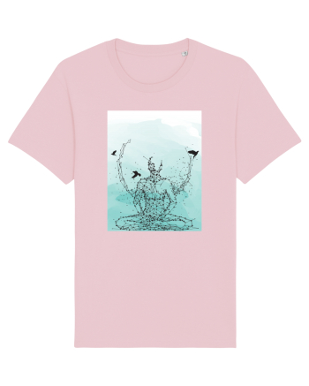 Yoga Lotus Abstract Cotton Pink