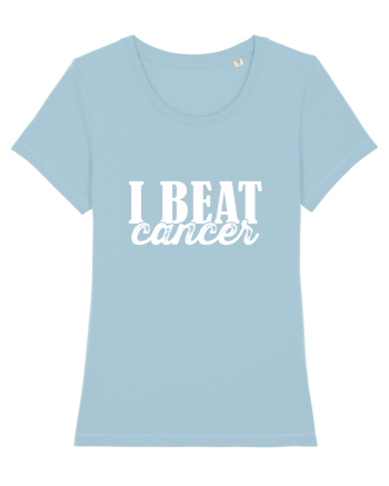I Beat cancer Sky Blue