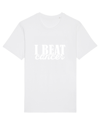 I Beat cancer White