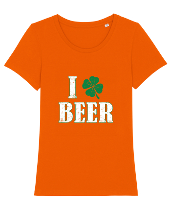 I love beer Bright Orange