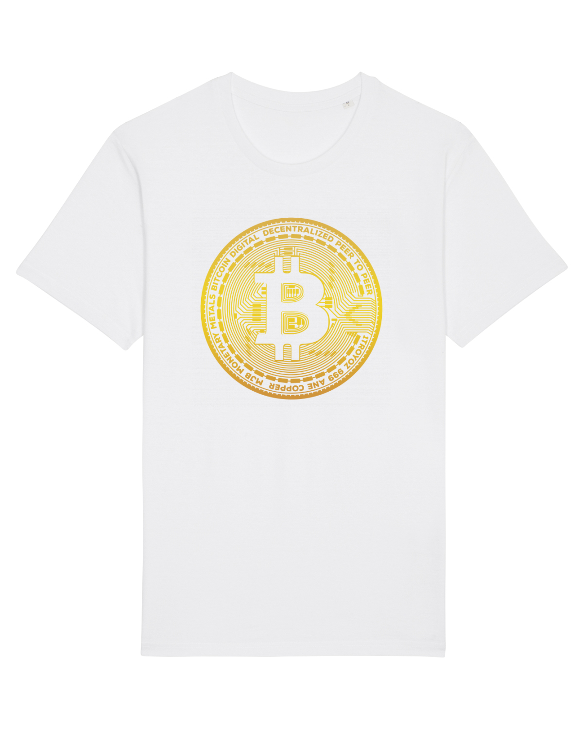 Tricou mânecă scurtă Unisex Rocker White
