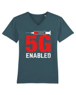5G Enabled Tricou mânecă scurtă guler V Bărbat Presenter
