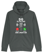 5G Is Calling Hanorac cu fermoar Unisex Connector