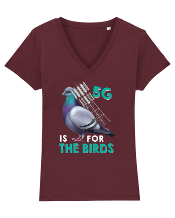 5G Is For The Birds Burgundy