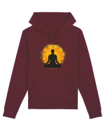 Yoga Lotus Portocaliu Hanorac Unisex Drummer