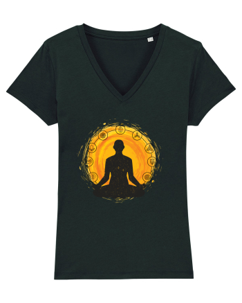Yoga Lotus Portocaliu Black