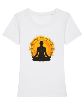 Yoga Lotus Portocaliu White