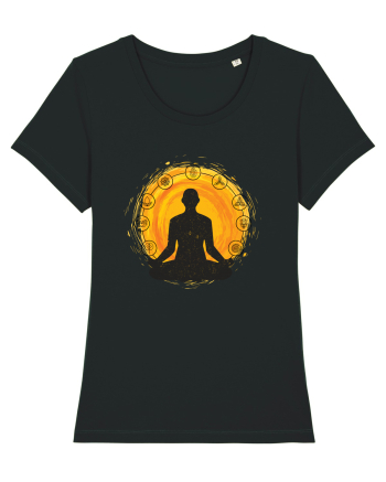 Yoga Lotus Portocaliu Black