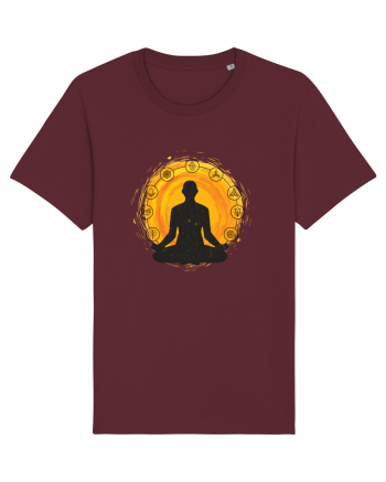 Yoga Lotus Portocaliu Burgundy