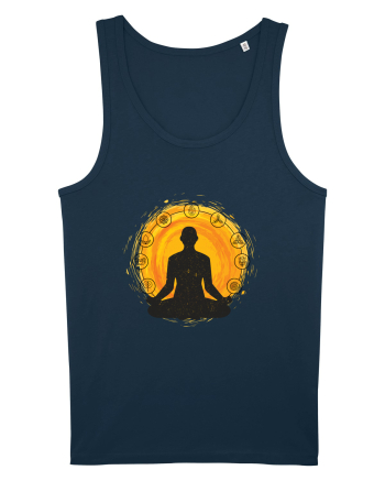 Yoga Lotus Portocaliu Navy
