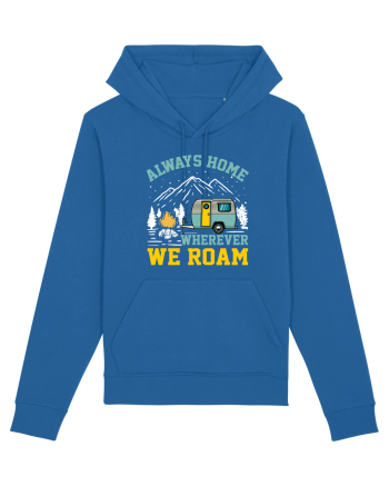 Always Home Wherever We Roam Royal Blue
