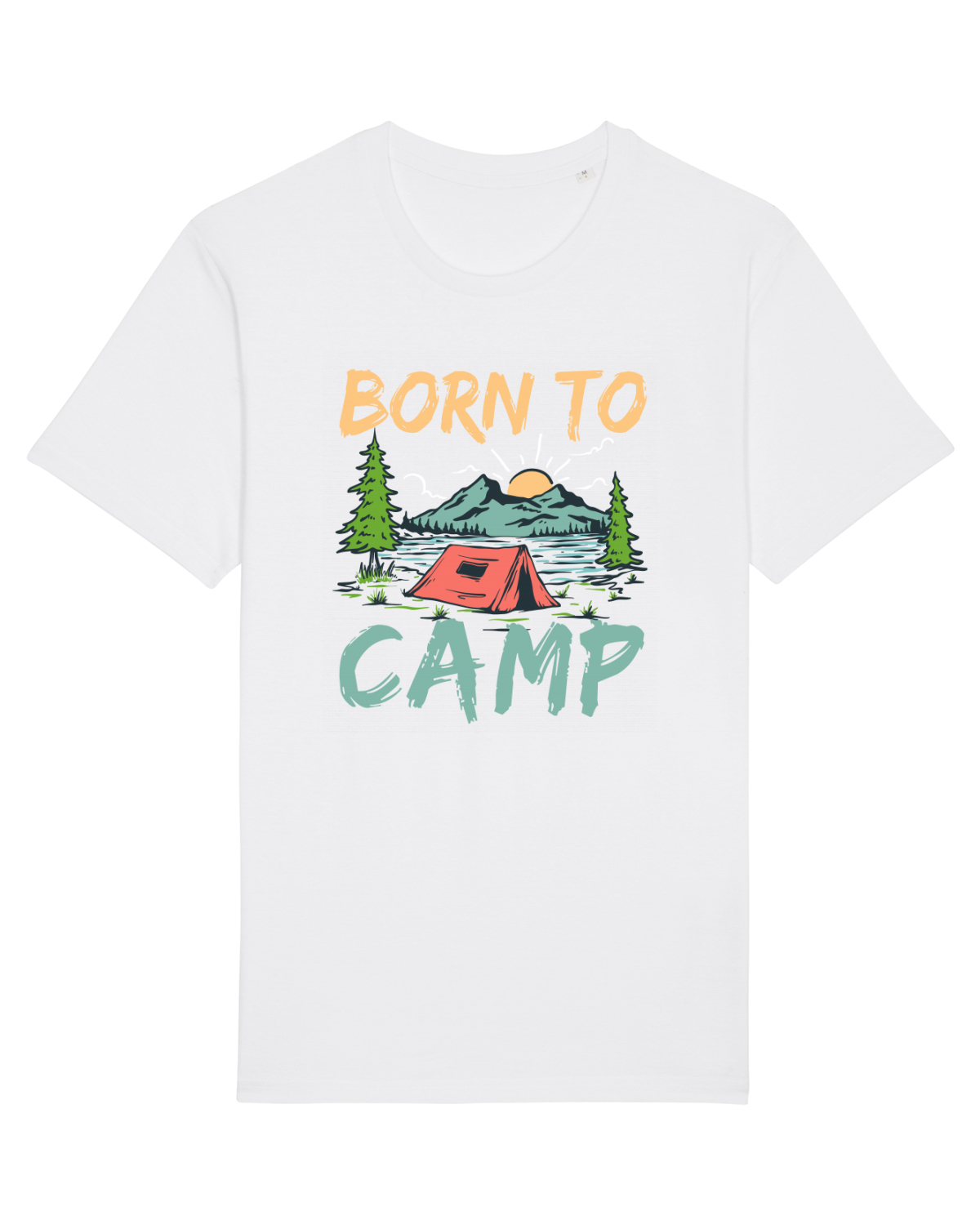 Tricou mânecă scurtă Unisex Rocker White
