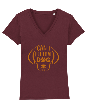 Can I Pet That Dog Burgundy