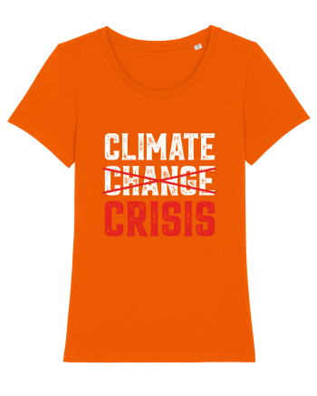 Climate Crisis Bright Orange