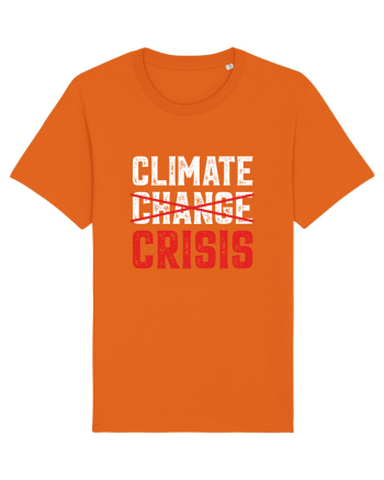 Climate Crisis Bright Orange