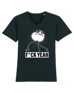 F*ck Yeah Tricou mânecă scurtă guler V Bărbat Presenter
