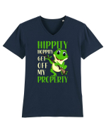 Get Off My Property Tricou mânecă scurtă guler V Bărbat Presenter