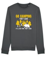 Go Camping They Said Bluză mânecă lungă Unisex Rise