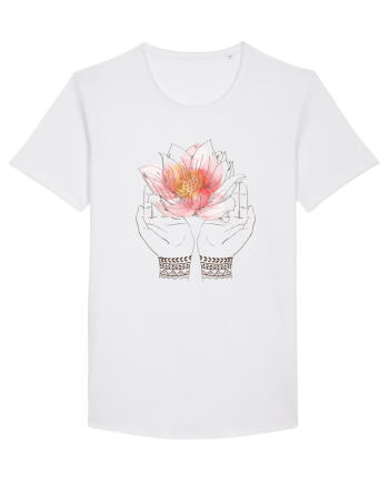 Yoga Lotus Floral White