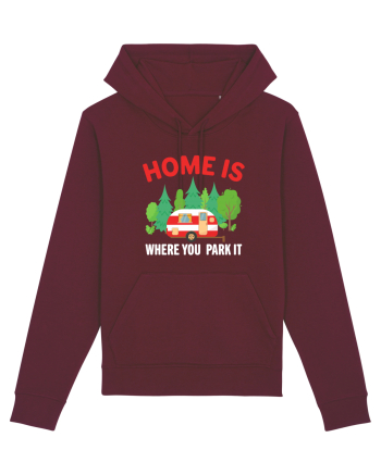 Home Is Where You Park It Burgundy