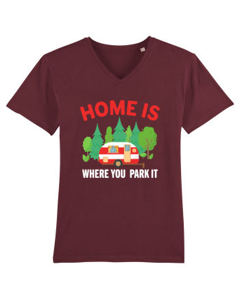 Home Is Where You Park It Burgundy