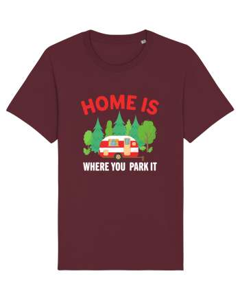 Home Is Where You Park It Burgundy