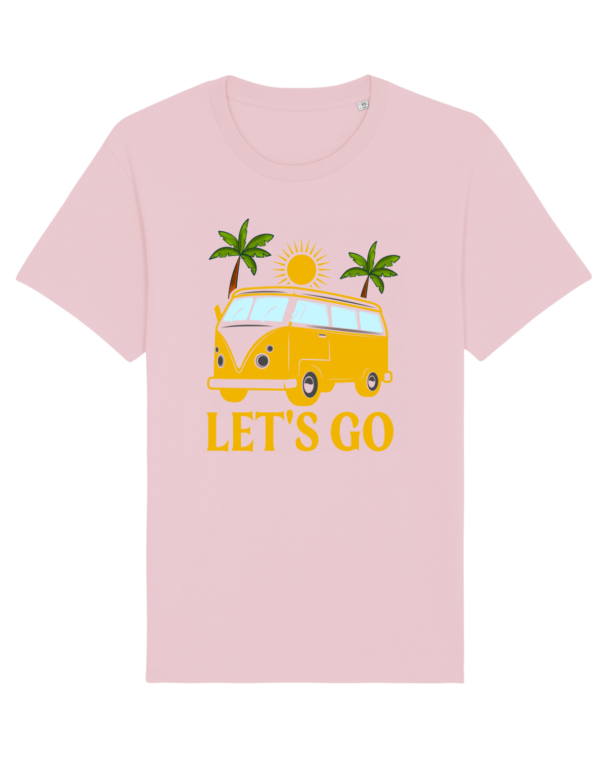 Tricou mânecă scurtă Unisex Rocker Cotton Pink