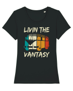 Livin' The Vantasy Tricou mânecă scurtă guler larg fitted Damă Expresser