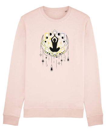 Yoga Lotus Lună Dreamcatcher Candy Pink