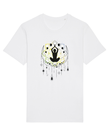 Yoga Lotus Lună Dreamcatcher White