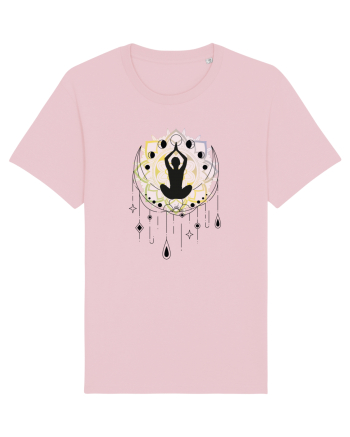Yoga Lotus Lună Dreamcatcher Cotton Pink