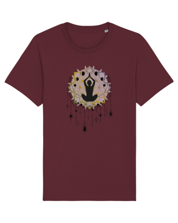 Yoga Lotus Lună Dreamcatcher Burgundy