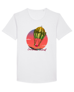 Summer Wind Tricou mânecă scurtă guler larg Bărbat Skater