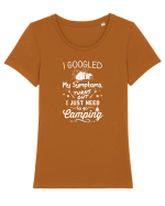 Need to go Camping Tricou mânecă scurtă guler larg fitted Damă Expresser