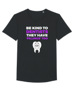 DENTIST Tricou mânecă scurtă guler larg Bărbat Skater