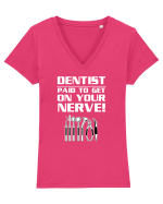 DENTIST Tricou mânecă scurtă guler V Damă Evoker