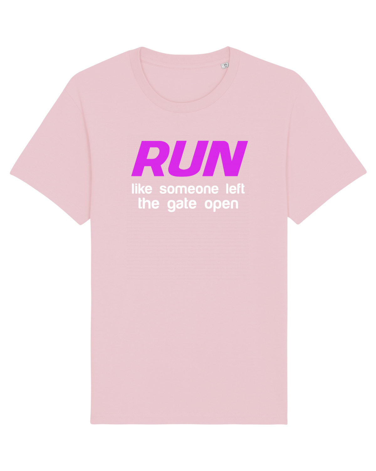 Tricou mânecă scurtă Unisex Rocker Cotton Pink