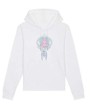 Yoga Lotus Roz Dreamcatcher White