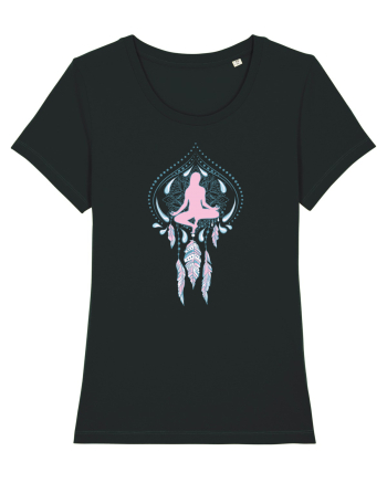 Yoga Lotus Roz Dreamcatcher Black