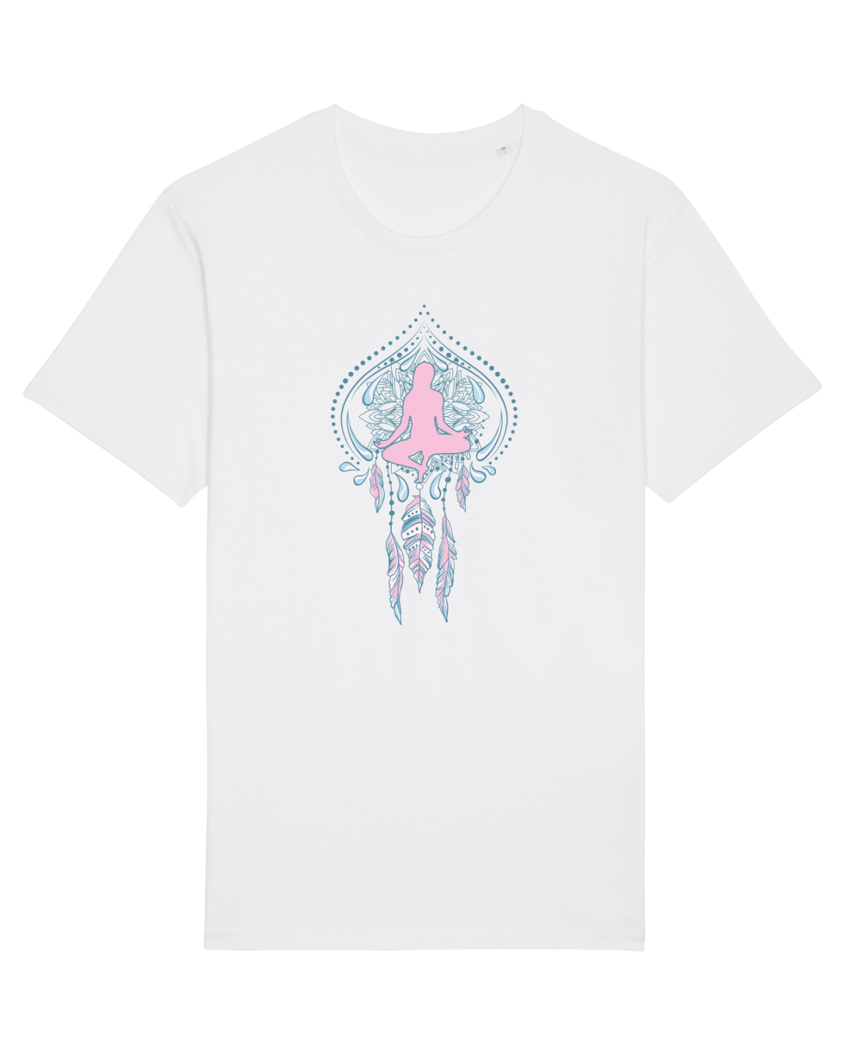 Tricou mânecă scurtă Unisex Rocker White