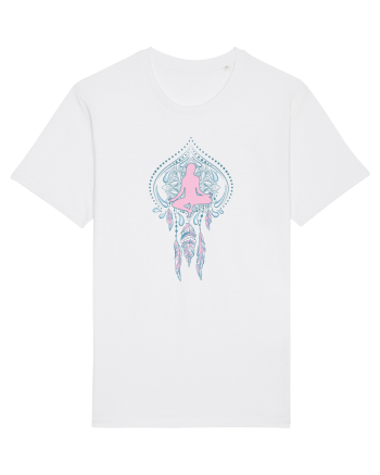Yoga Lotus Roz Dreamcatcher White