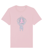 Yoga Lotus Roz Dreamcatcher Tricou mânecă scurtă Unisex Rocker