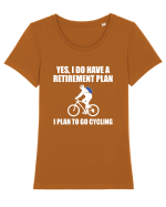 CYCLING Tricou mânecă scurtă guler larg fitted Damă Expresser