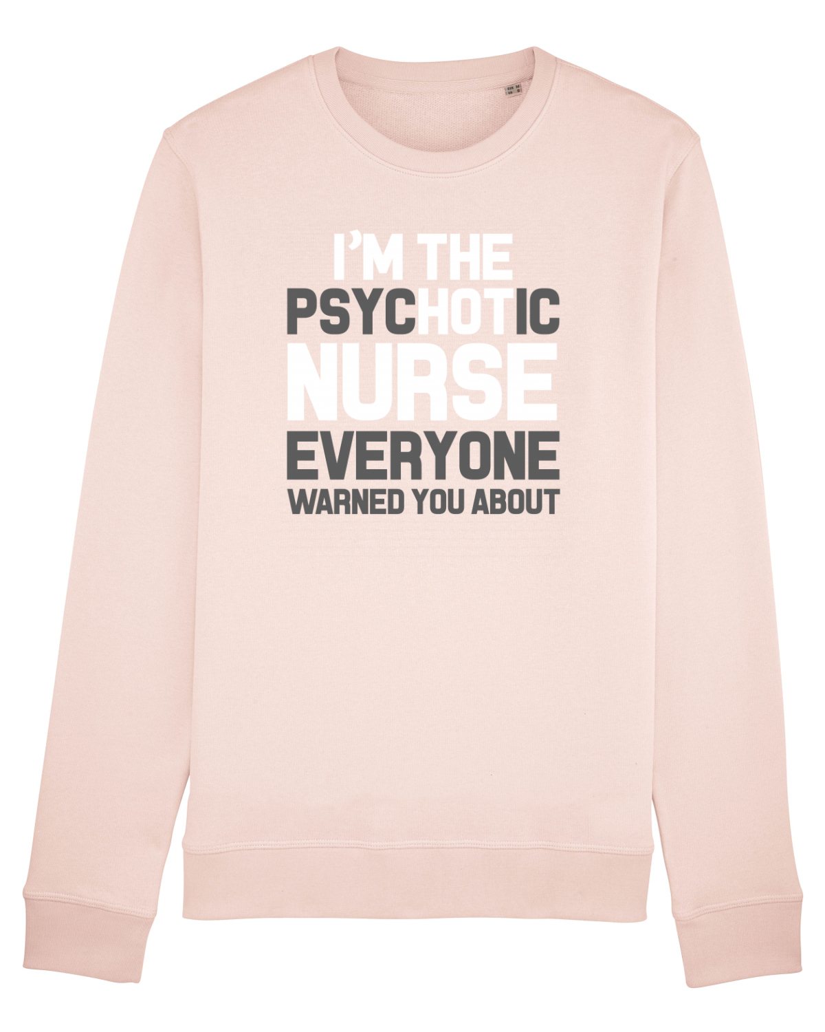 Bluză mânecă lungă Unisex Rise Candy Pink