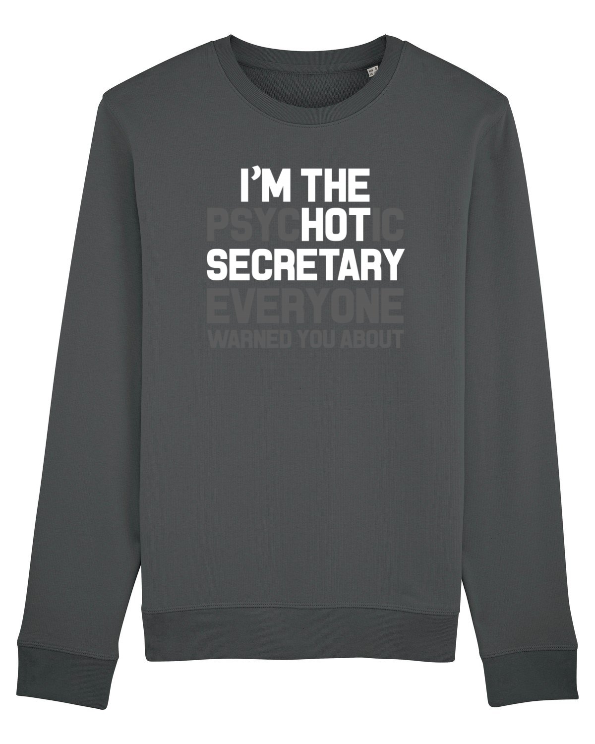 Bluză mânecă lungă Unisex Rise Anthracite
