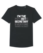 SECRETARY Tricou mânecă scurtă guler larg Bărbat Skater