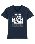 MATH TEACHER Tricou mânecă scurtă guler V Bărbat Presenter