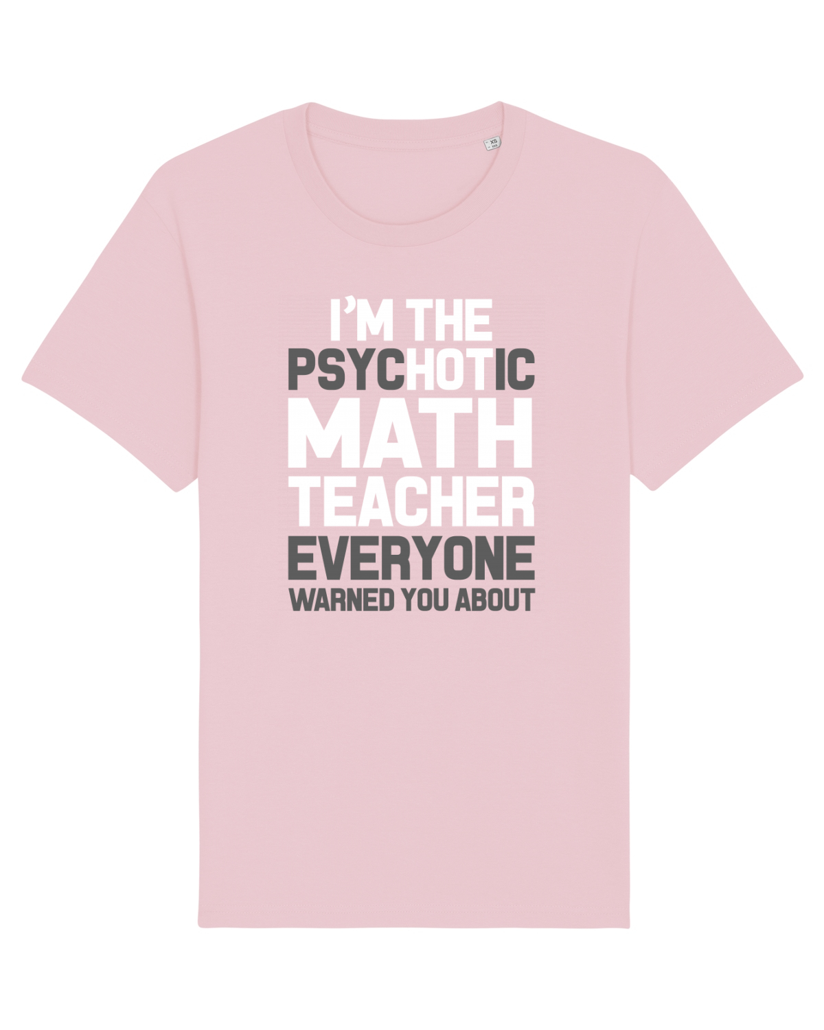 Tricou mânecă scurtă Unisex Rocker Cotton Pink