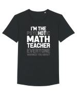 MATH TEACHER Tricou mânecă scurtă guler larg Bărbat Skater